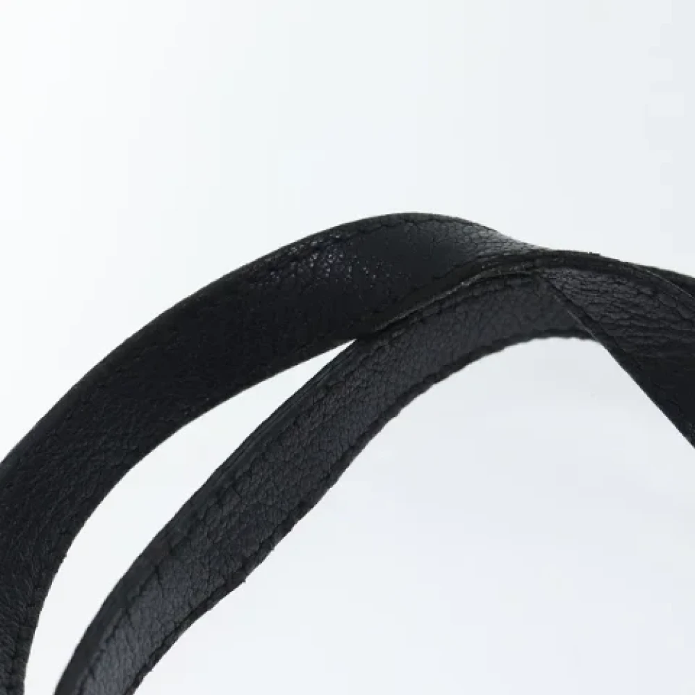 Gucci Vintage Pre-owned Leather gucci-bags Black Dames