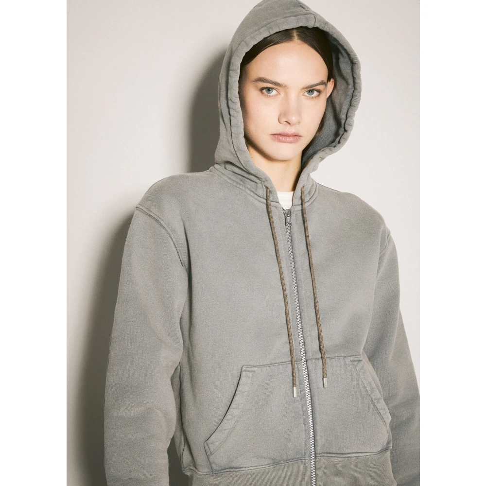 Our Legacy Hoodie in zwaar jersey Gray Dames
