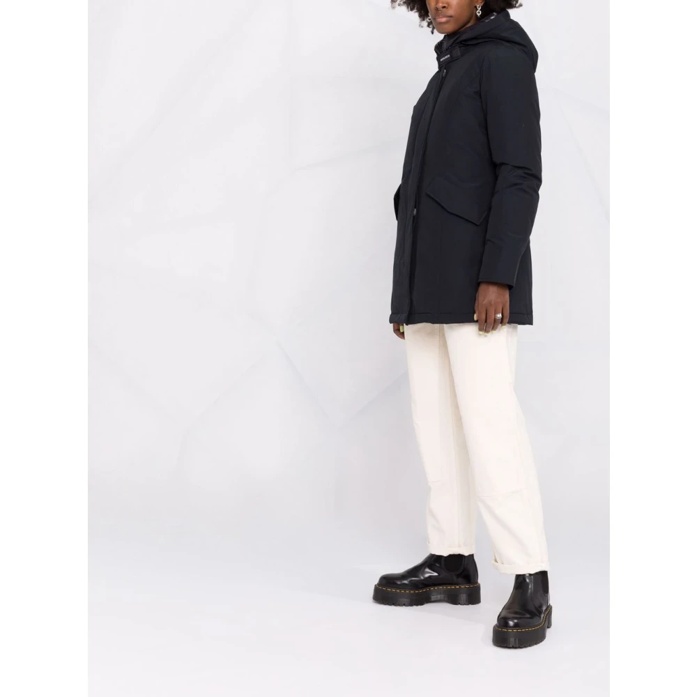 Woolrich Blauwe Jassen voor Mannen Blue Dames
