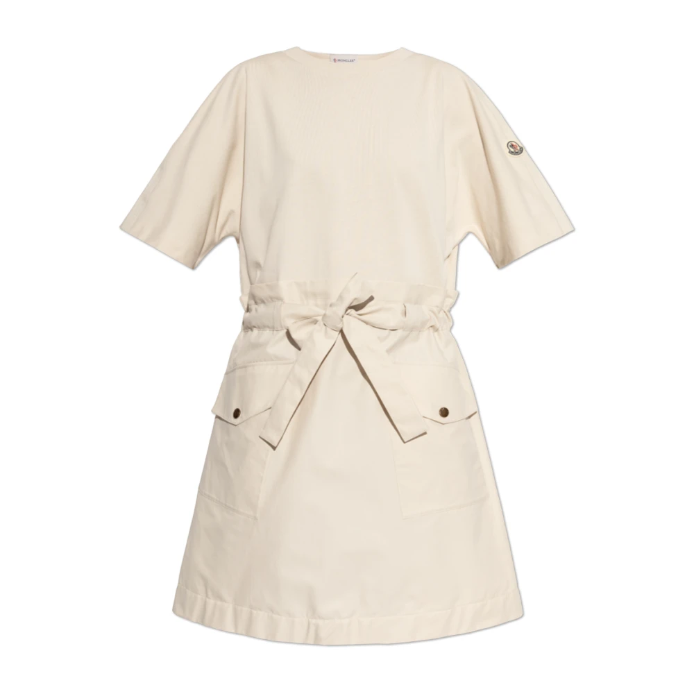 Moncler Damen Beige Kleider, Mgröße: