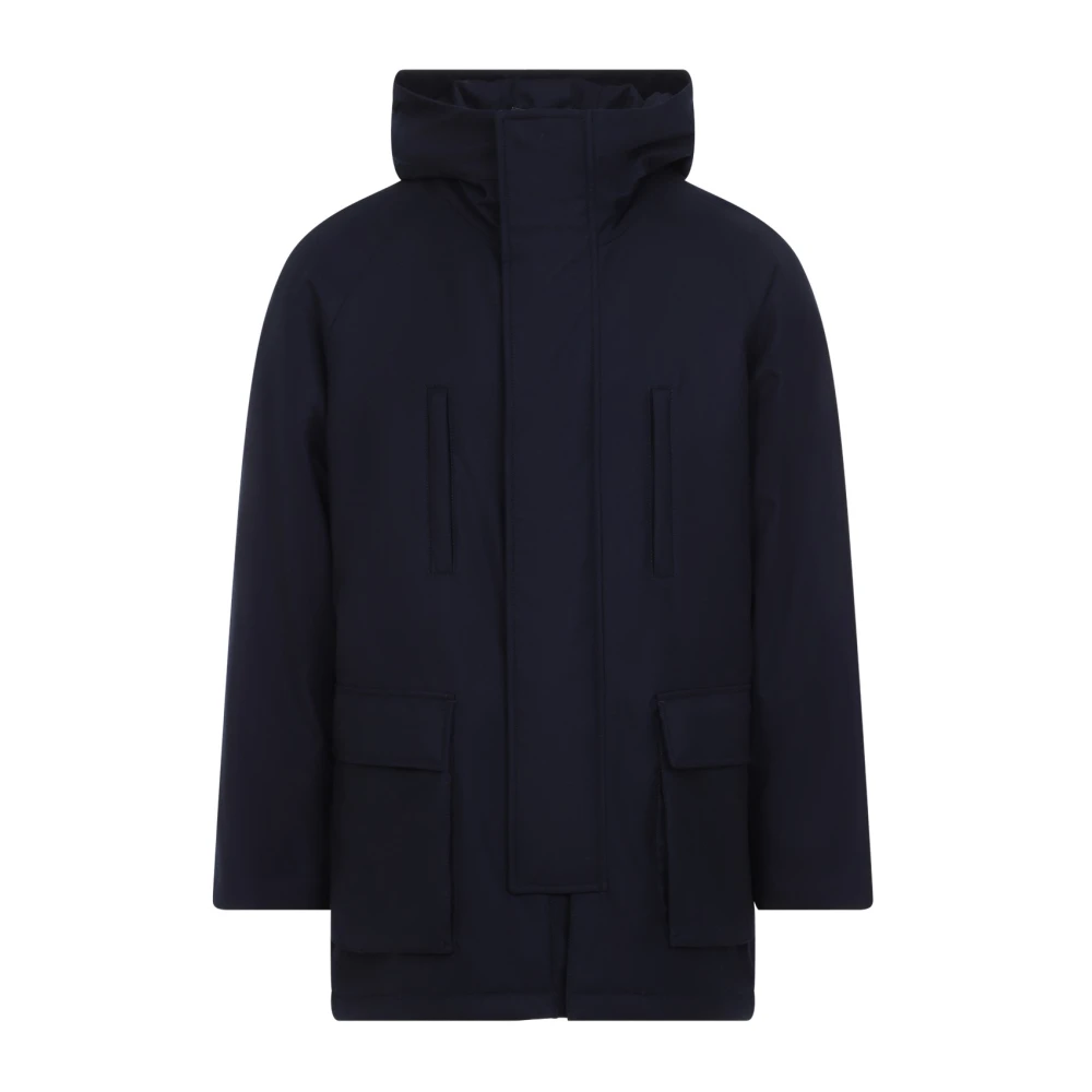 Giorgio Armani Uomo Blu Cappotti, L, New,