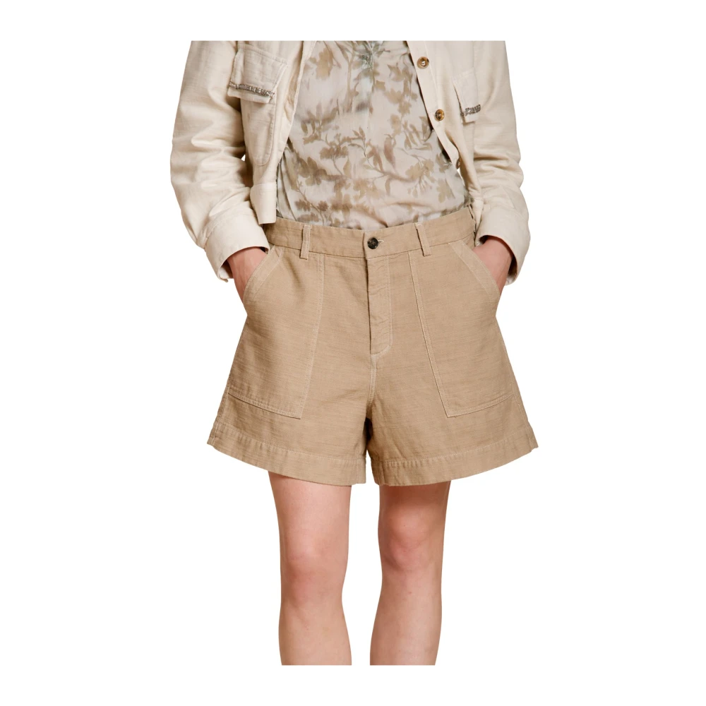 Mason's Donna Beige Pantaloncini, 3XS, New,