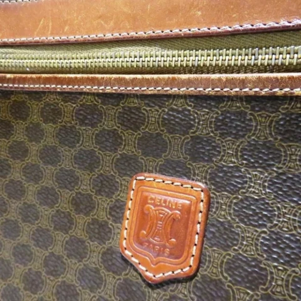 Celine Vintage Pre-owned Leather clutches Brown Dames