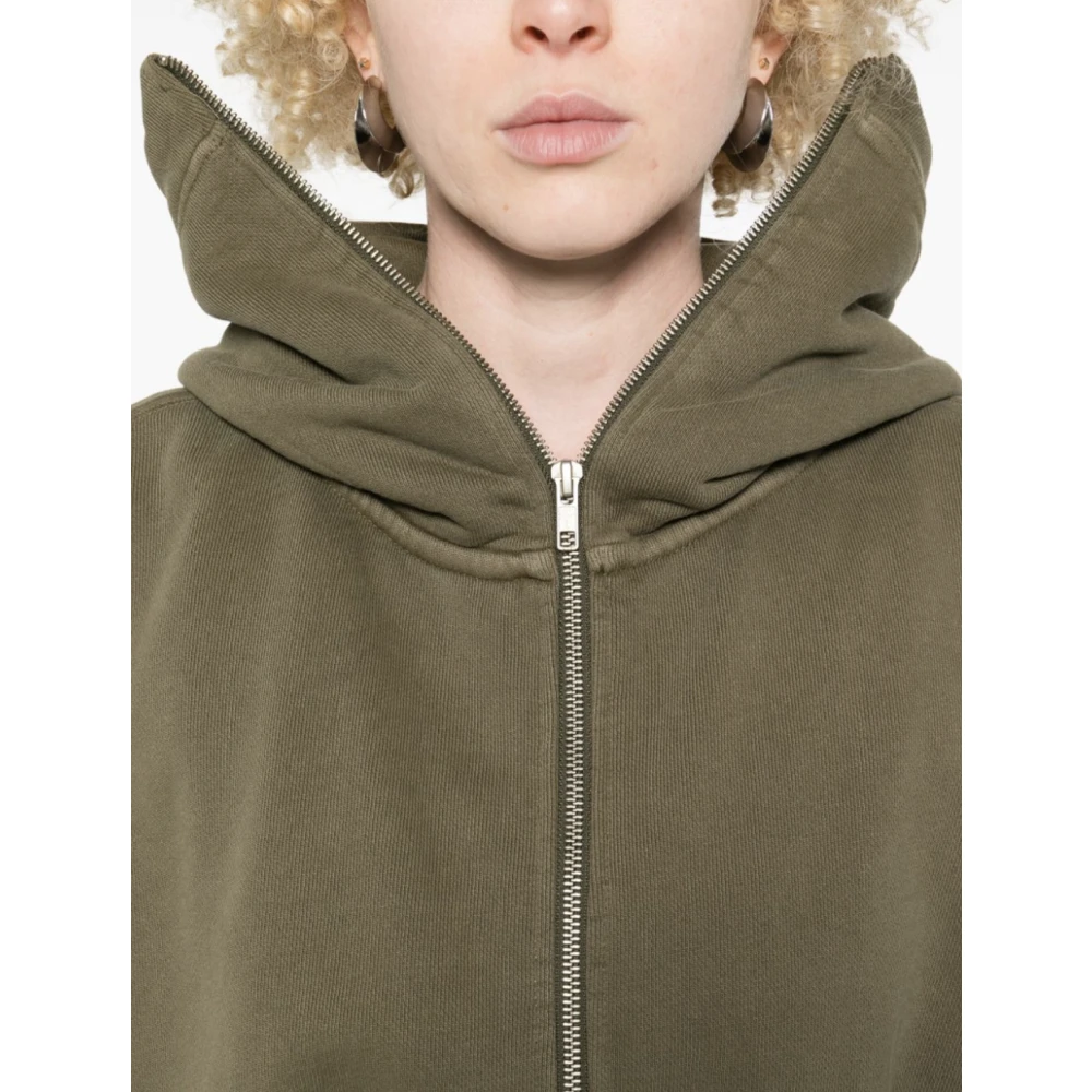 Entire Studios Militaire volledige rits jas Green Dames