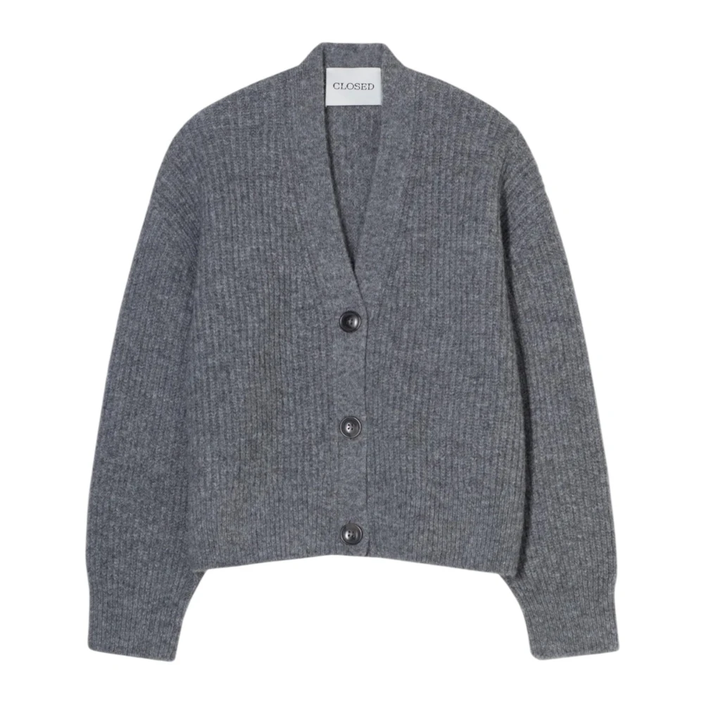 Closed Zachte Alpaca Wol Blend Vest Gray Dames