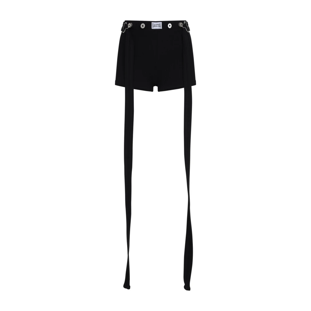 Jean Paul Gaultier Zwarte Shorty Overall Clip en Black Dames