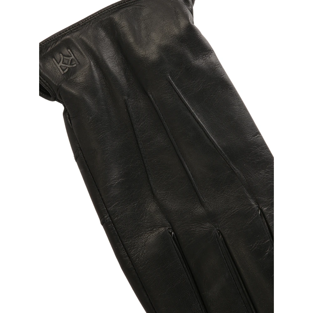Kazar Leren herenhandschoenen met touchscreenfunctie Black Heren