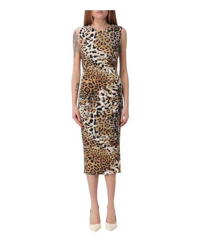robe-midi-imprime-leopard-style-elegant