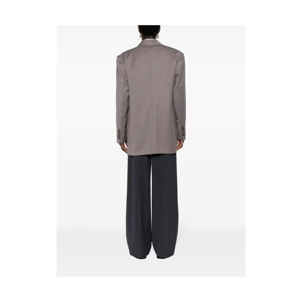 LOW Classic Taupe Grijs Wollen Jas Gray Dames