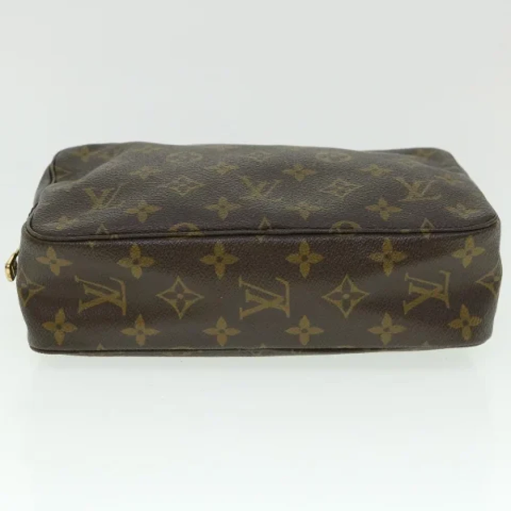 Louis Vuitton Vintage Pre-owned Canvas clutches Brown Dames