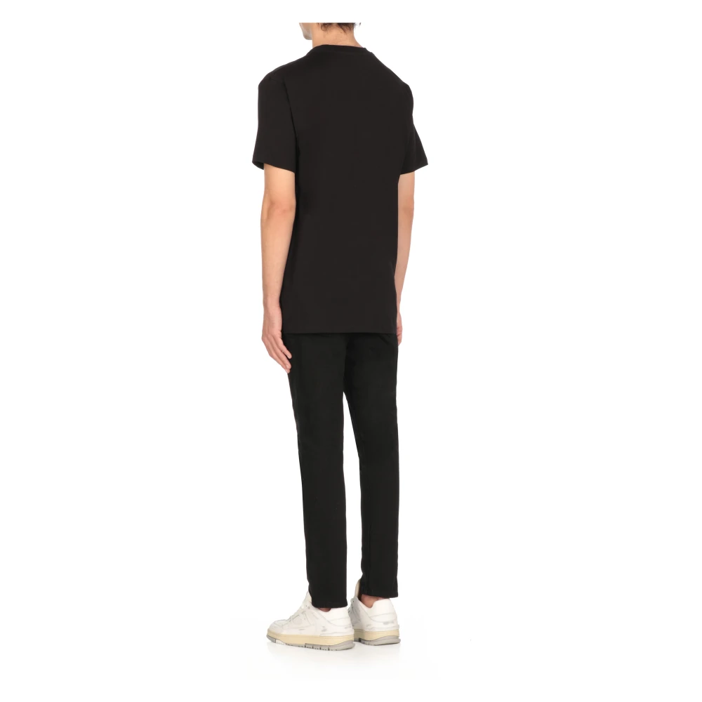 Philipp Plein Zwarte T-shirts en Polos met Logo Black Heren