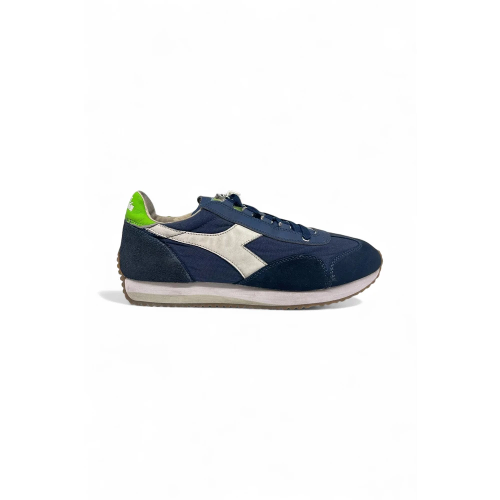 Diadora Equipe H Dirty Stone Wash Evo Heren Schoenen Blauw