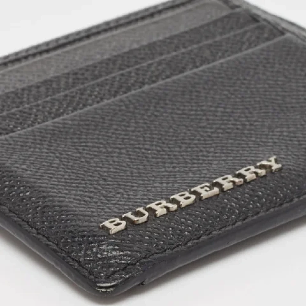 Burberry Vintage Pre-owned Leather wallets Black Heren