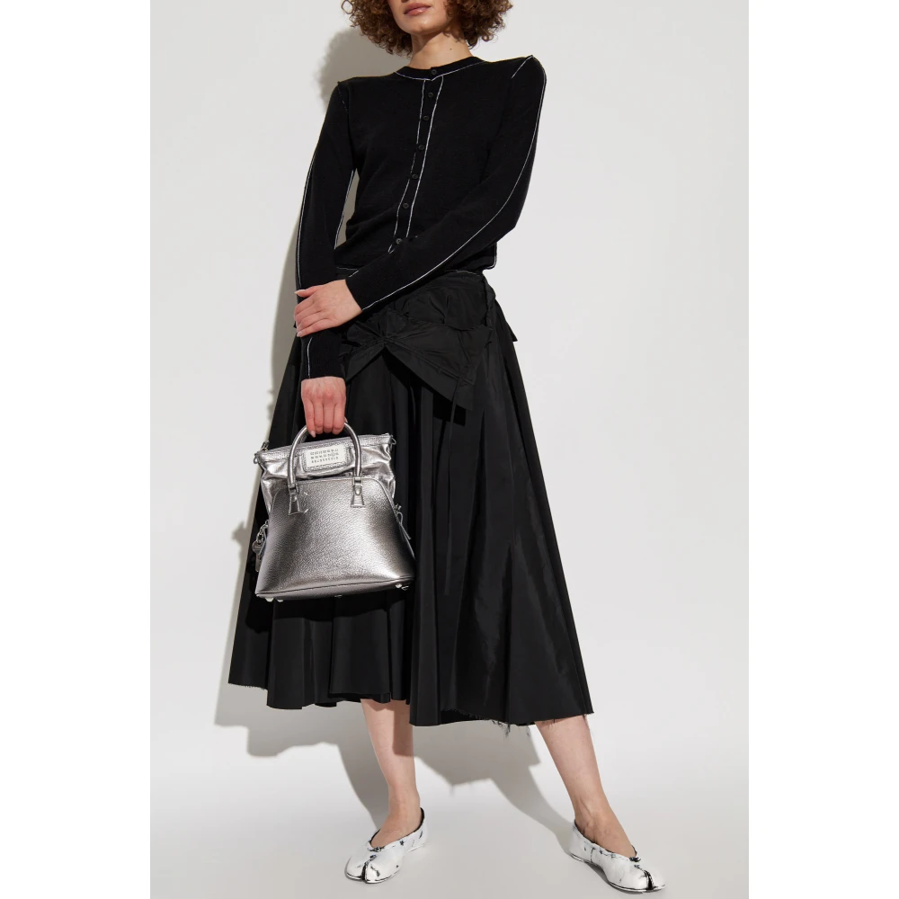 MM6 Maison Margiela Wol wollen cardigan Black Dames