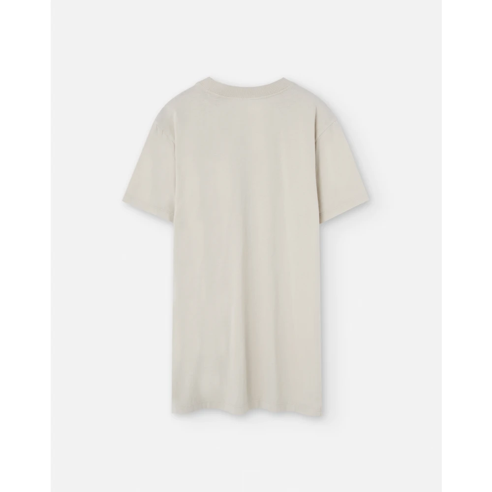 Isabel marant Witte Bedrukte T-shirt Beige Dames