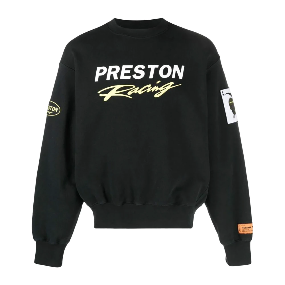 Heron Preston Svart Oversized Sweatshirt Black, Herr