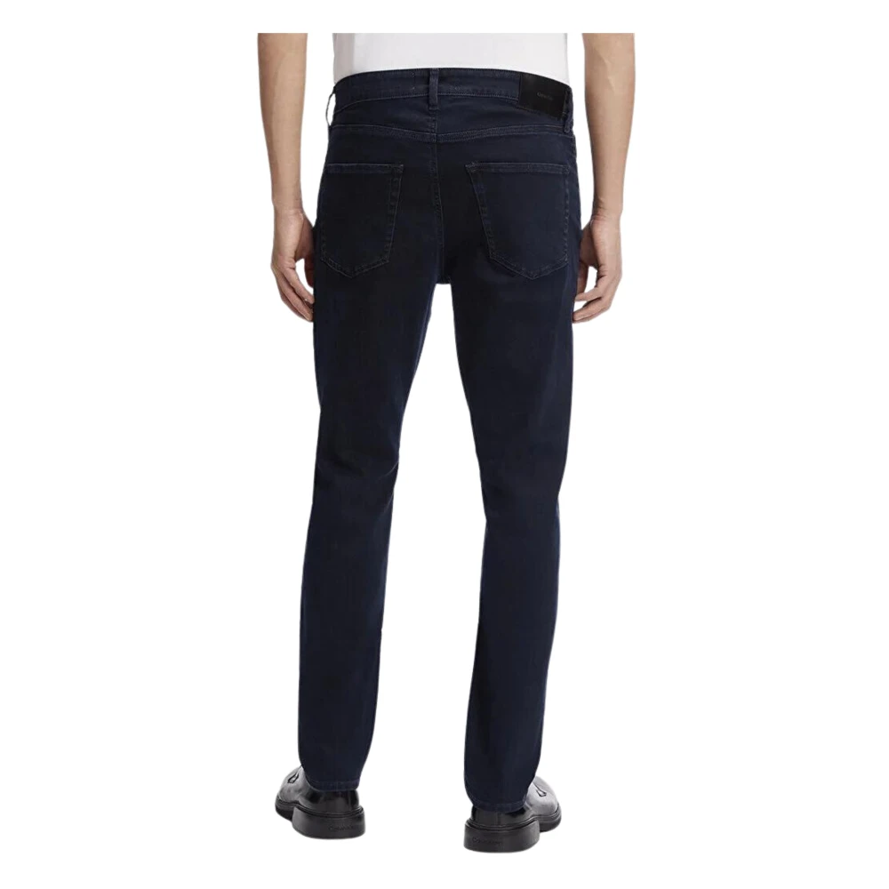 Calvin Klein Zwarte heren jeans met ritssluiting Black Heren