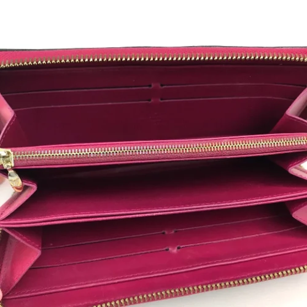 Louis Vuitton Vintage Pre-owned Leather wallets Pink Dames