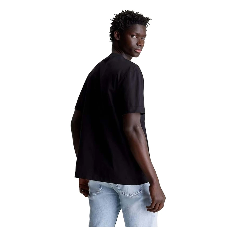 Calvin Klein Photoprint Institutional TEE T-shirt Black Heren