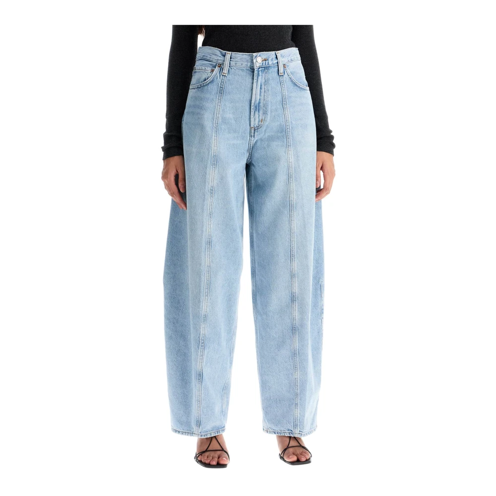 Agolde Gebogen Kristen Jeans Blue Dames