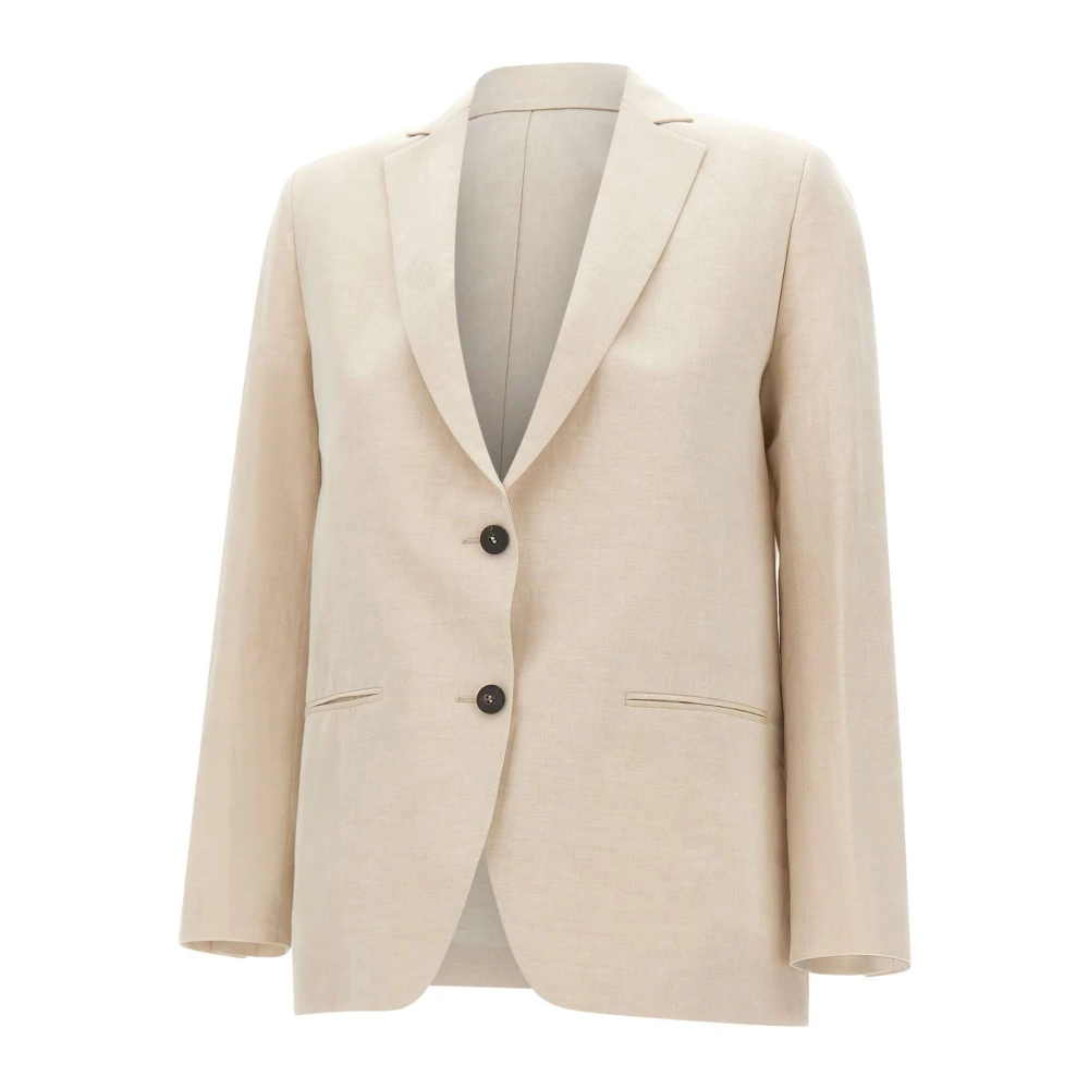 Rrd Women's Beige Blazers, M, Lynco Boyfriend