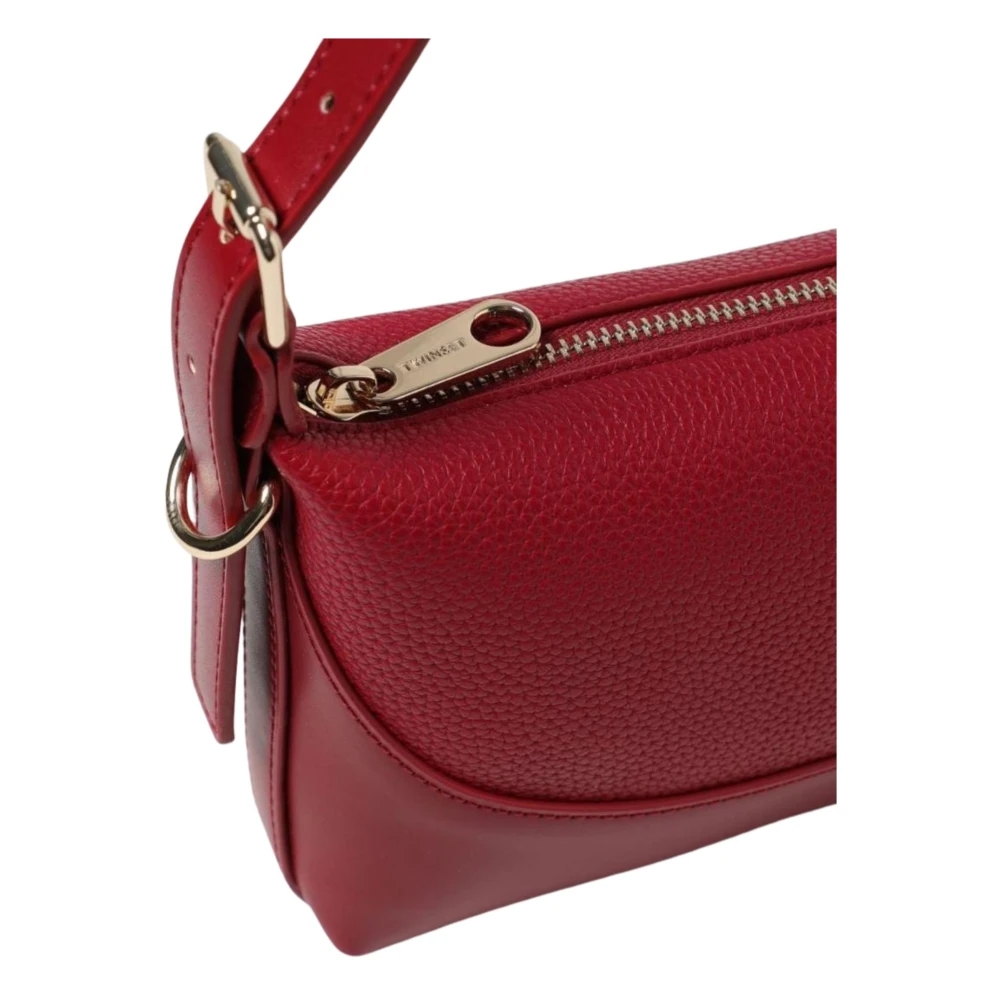 Twinset Rode Schoudertas met Ritssluiting Red Dames
