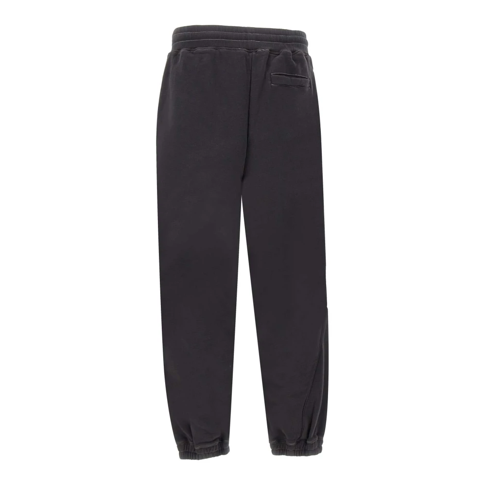 A-Cold-Wall Zwarte katoenen jogger met geborduurde logo's Black Heren