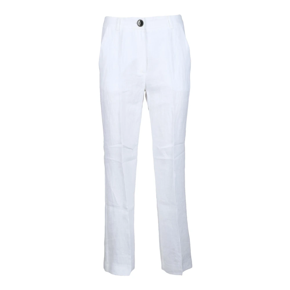 Marella Linnen Broek White Dames