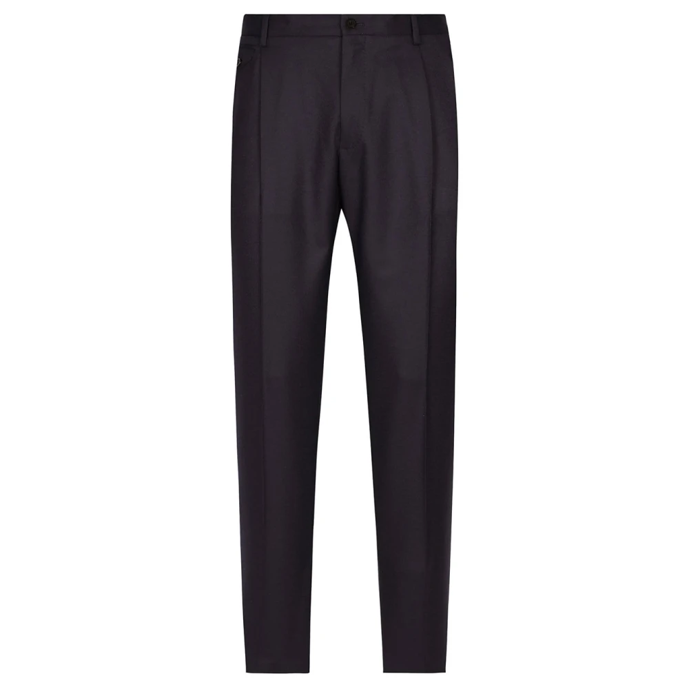 Dolce & Gabbana Mannelijk Blauw Broeken Heren, L, Casual Slim Fit Broek
