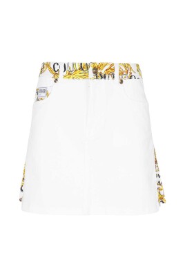 gold-metal-button-denim-mini-skirt