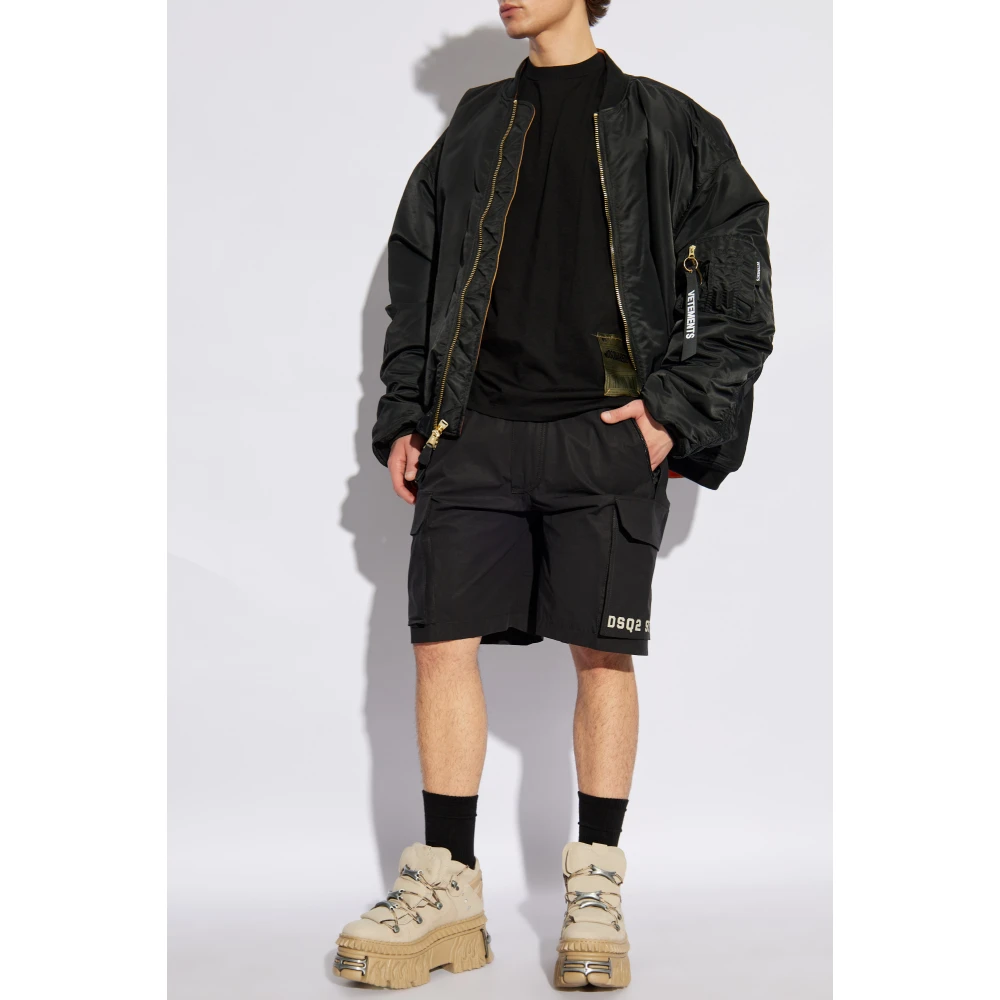 Dsquared2 Gedrukte shorts Black Heren