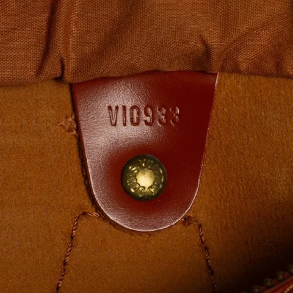 Louis Vuitton Vintage Pre-owned Leather handbags Brown Dames