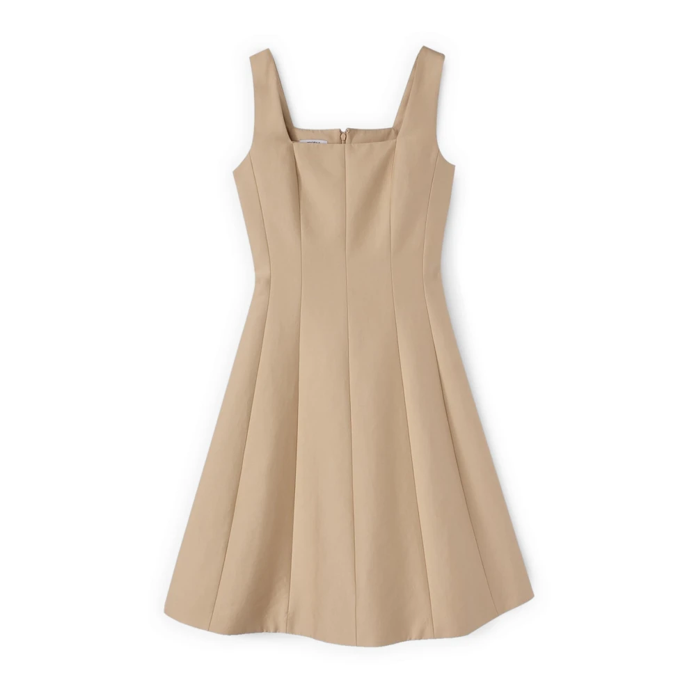 Motivi Donna Beige - Abito Svasato In Tessuto Telini - Dresses - 2XS