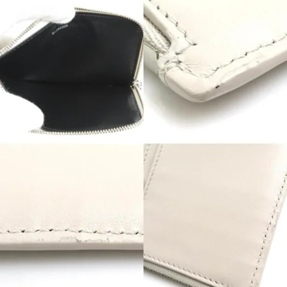 Balenciaga Vintage Pre-owned Leather wallets White Dames