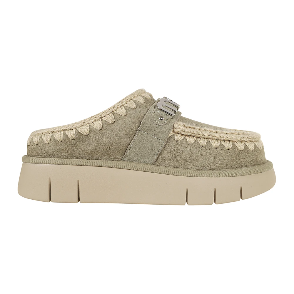 Mou Schapenvacht Pantoffels Nude & Neutrals Beige Dames