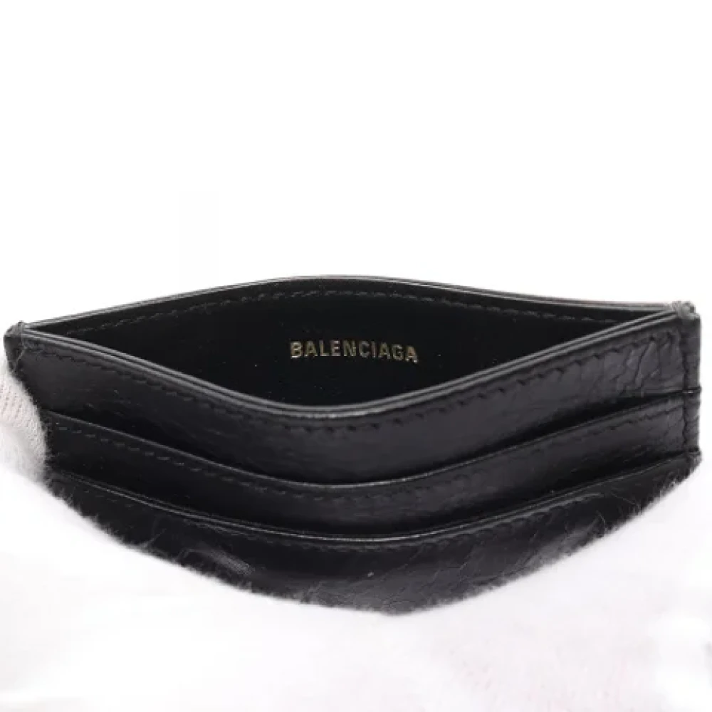Balenciaga Vintage Pre-owned Leather wallets Black Heren