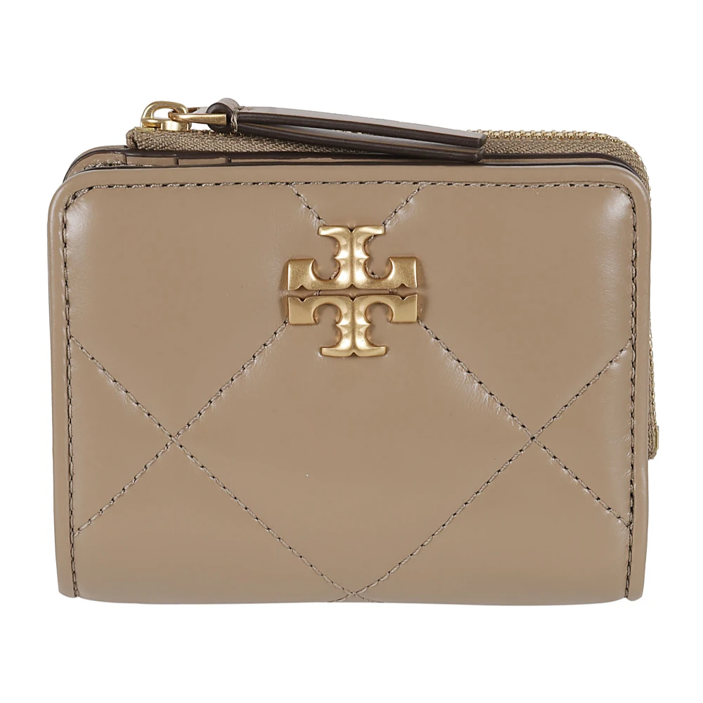 TORY BURCH Chique Taupe Oak Accessoires Portemonnee Brown Dames