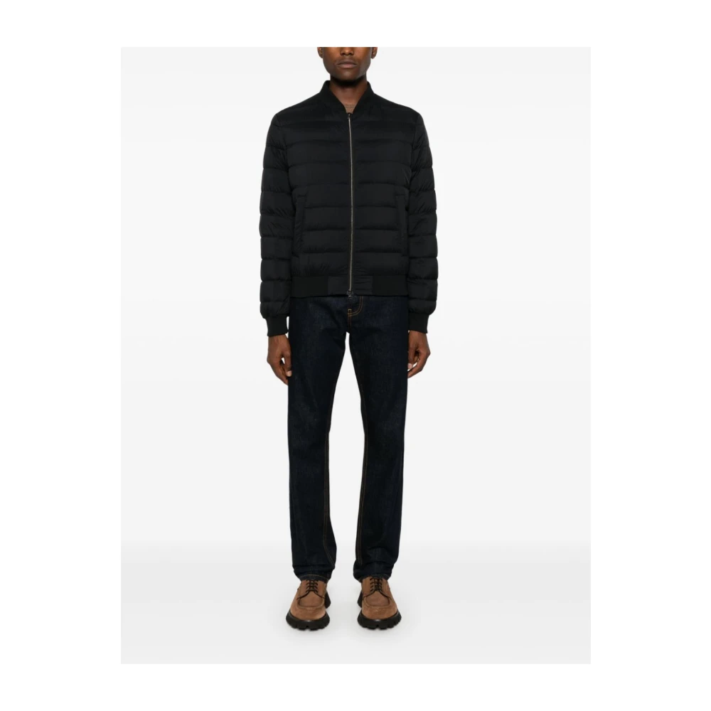 Herno Zwarte Parka voor Mannen Aw24 Black Heren