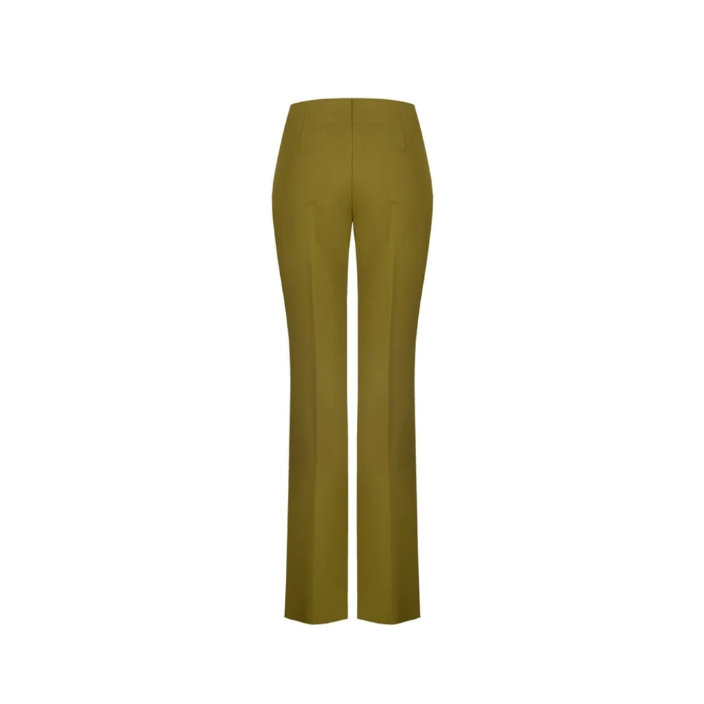 RINASCIMENTO Technische Stoffen Broek met Zijrits Green Dames