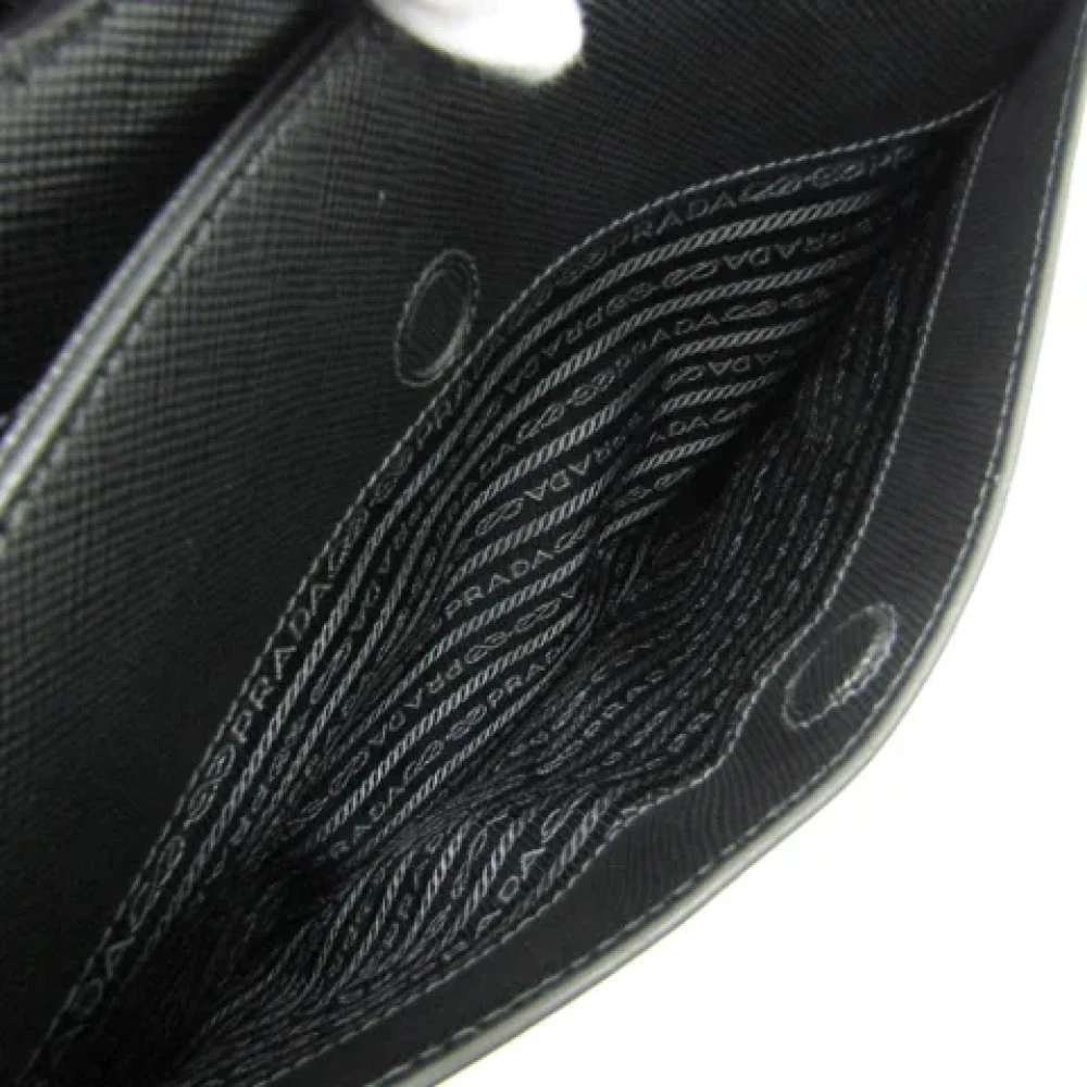 Prada Vintage Pre-owned Leather prada-bags Black Heren