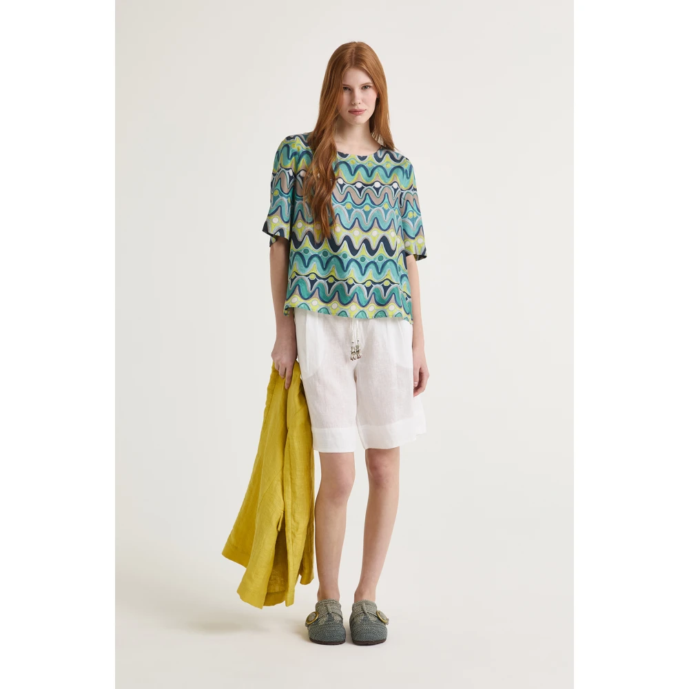 Maliparmi Collectie Print Shirt Multicolor Dames
