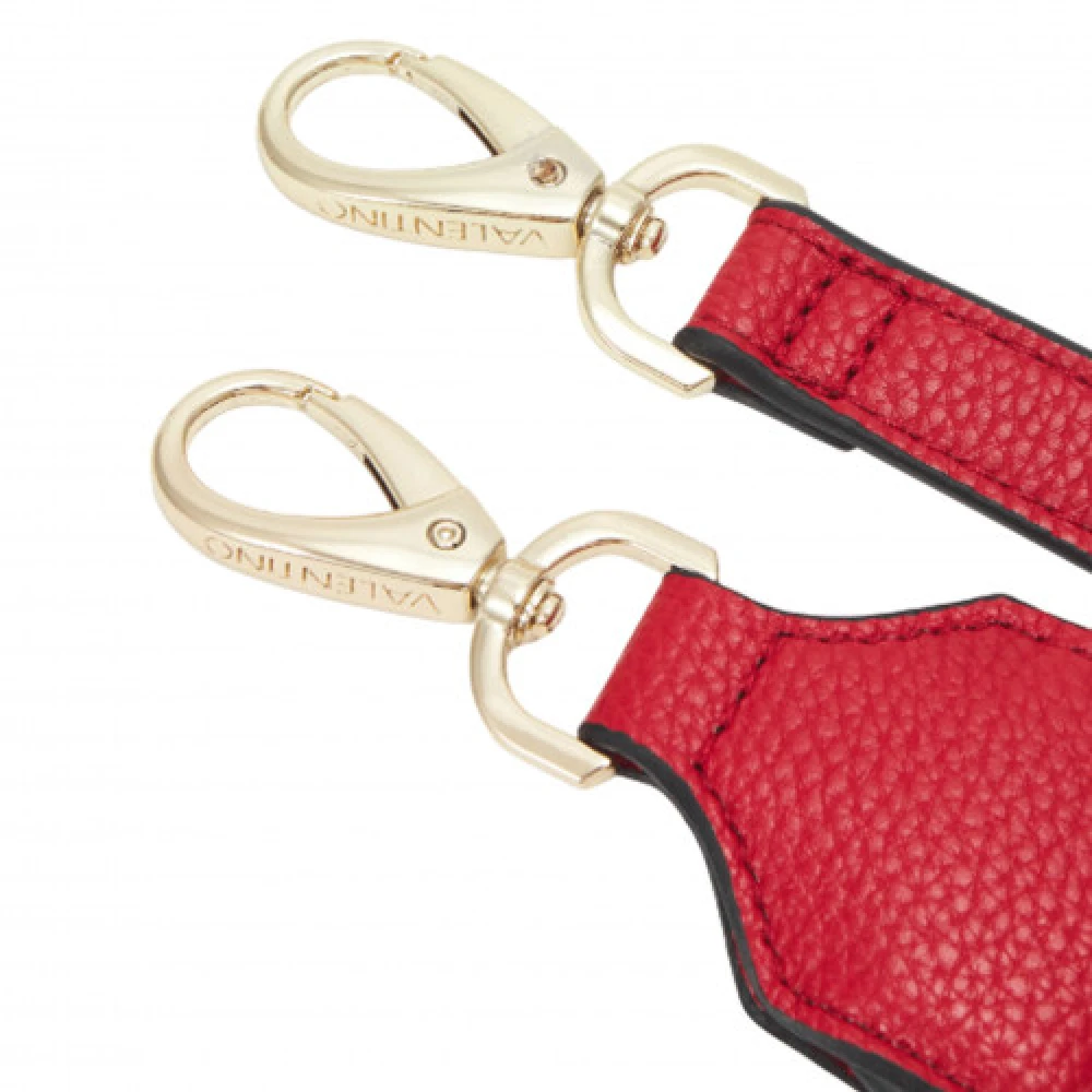Valentino by Mario Valentino Rode Rechthoekige Handtas met Gouden Details Red Dames