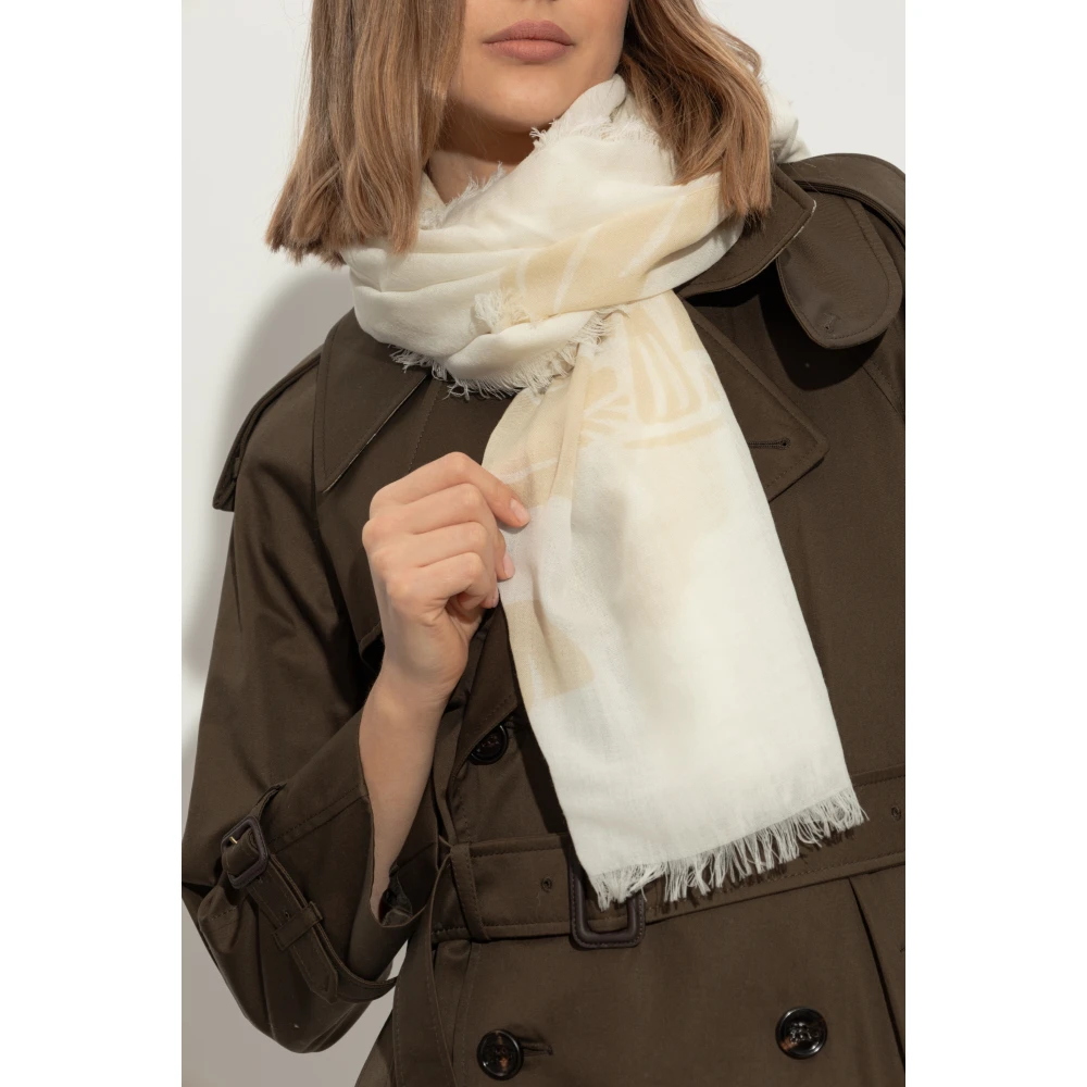 Burberry Wollen sjaal Beige Heren
