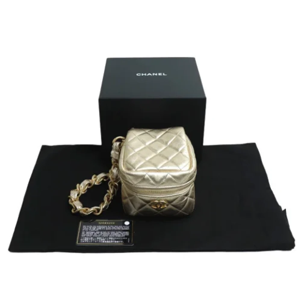 Chanel Vintage Pre-owned Fur chanel-bags Yellow Dames