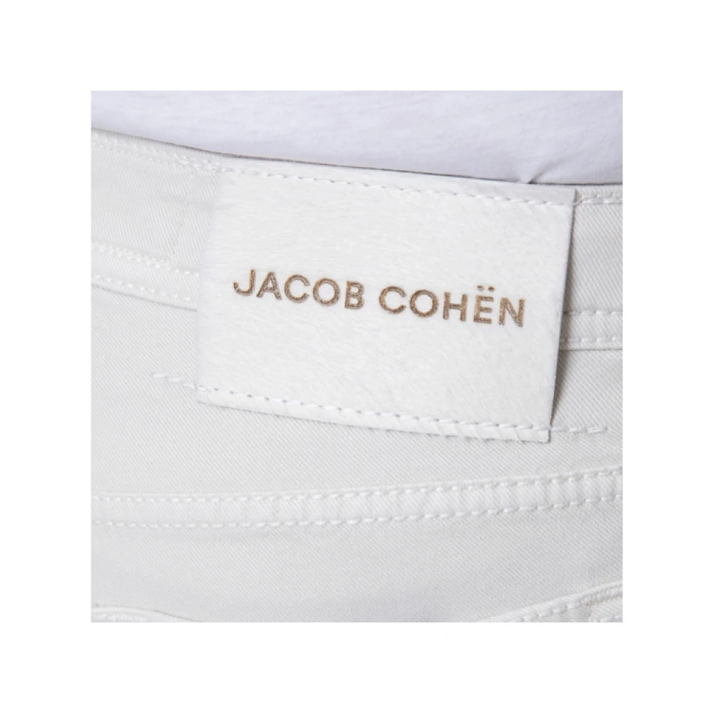 Jacob Cohën Slim Comfortable Bard Jeans in katoen White Heren