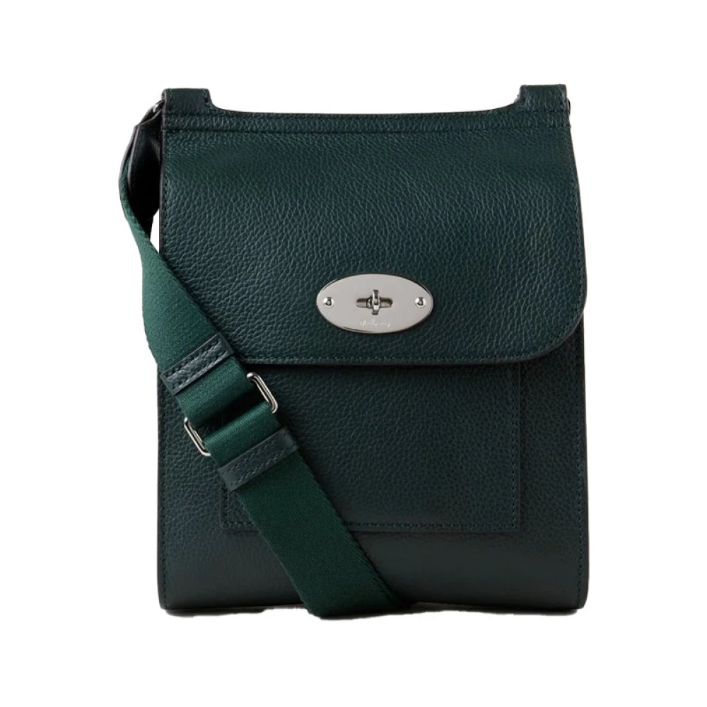 Mulberry Kleine Antony Groene Lederen Schoudertas Green Dames