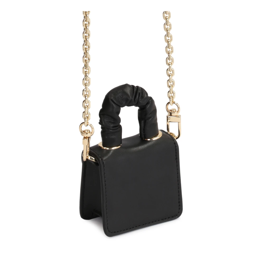 Kazar Zwarte mini tas met een handvat en een ketting Black Dames