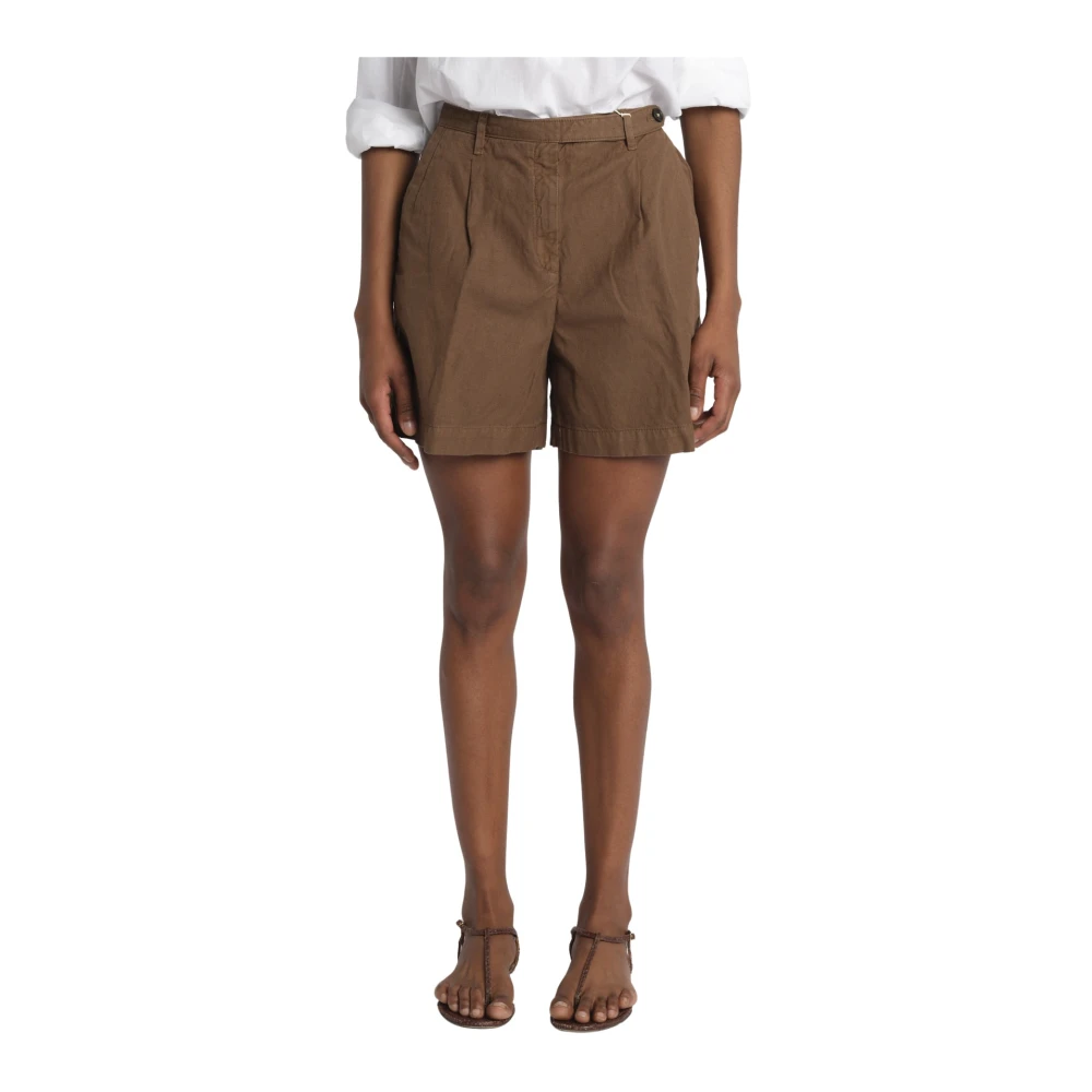 Lærbrune Sardina Shorts