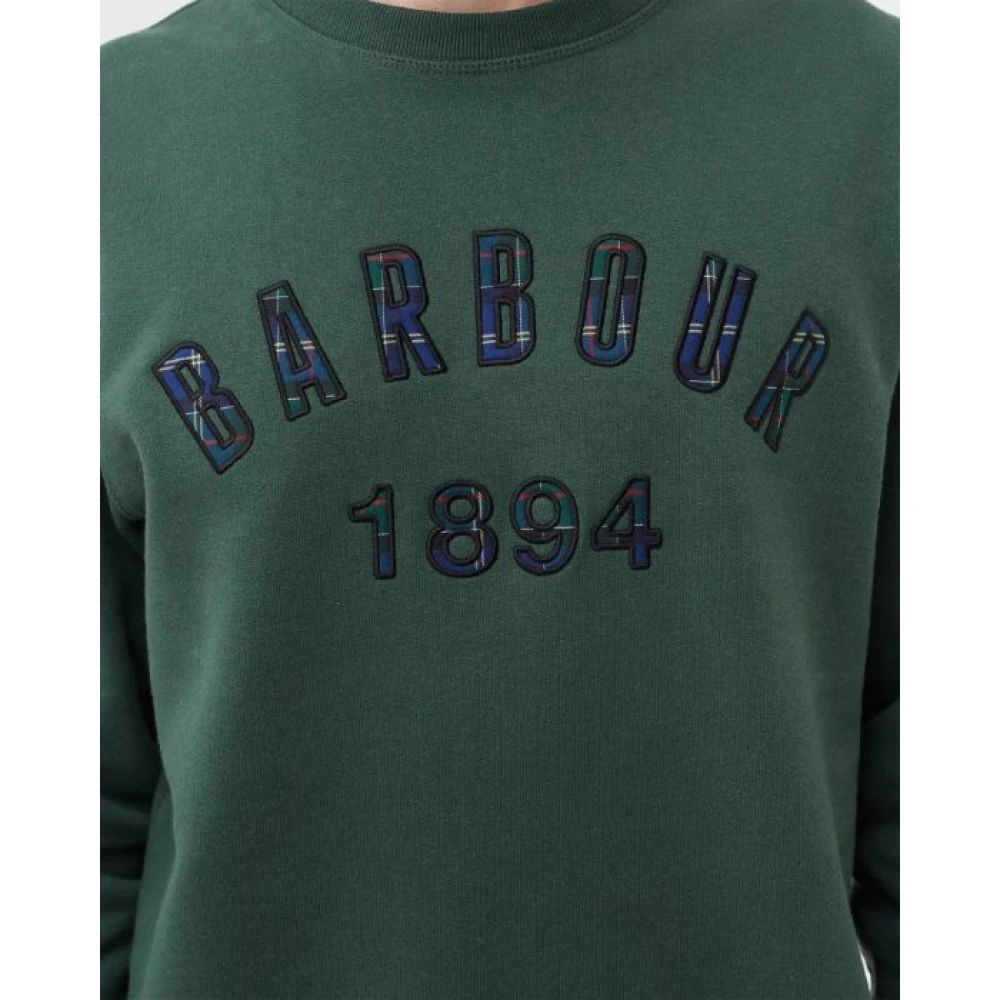 Barbour Affiliate Crew Sweatshirt Green Heren