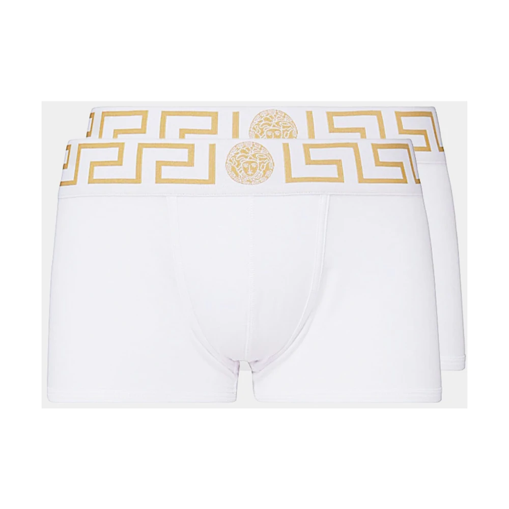 Versace Wit Katoenen Ondergoed Set White Heren